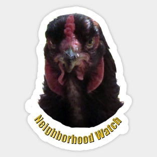 Neighborhood Watch (Chicken) Sticker